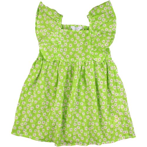 Primark Virágos zöld ruha (92) kislány