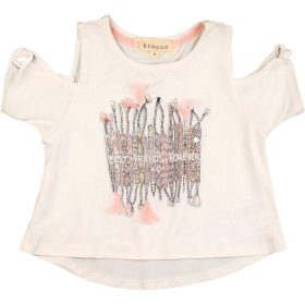 Rojtos törtfehér felső (110) kislány