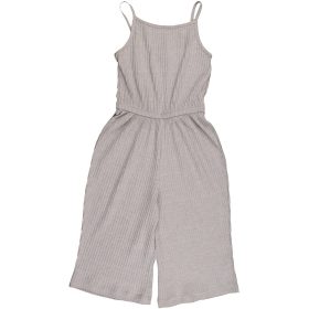 Next Bordázott szürke jumpsuit (98) kislány