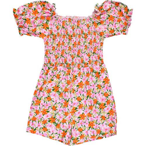 Narancsvirágos playsuit (134) lány