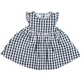 F&F Kékkockás ruha (68) baba