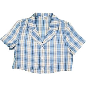 Kékkockás blúz (152-158) tini lány