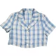 Kékkockás blúz (152-158) tini lány