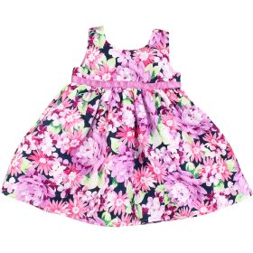 Gymboree Lilavirágos ruha (86) baba