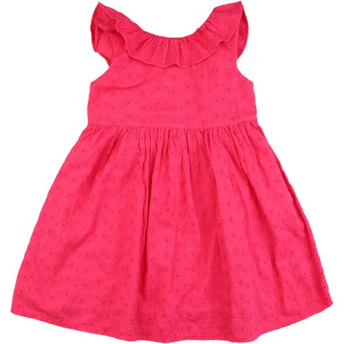 TU Hímzett rózsaszín ruha (98-104) kislány