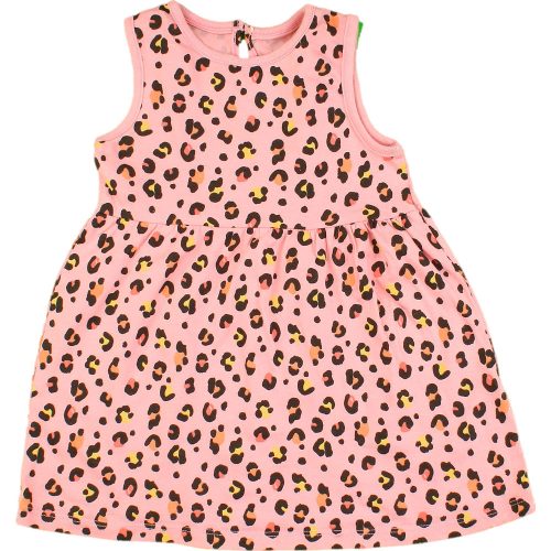 F&F Mintás rózsaszín ruha (80) baba