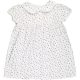 F&F Virágos törtfehér ruha (80) baba
