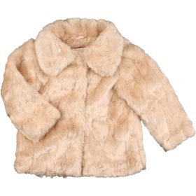 Nutmeg Bézs prémes kabát (92) kislány