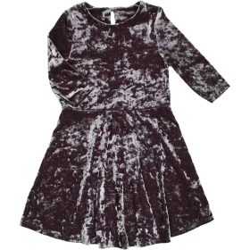 Nutmeg Hamvaslila bársony ruha (128-134) lány