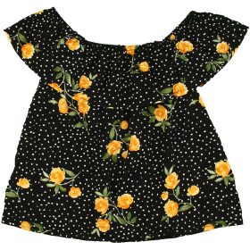 Primark Virágos pöttyös felső (140) lány