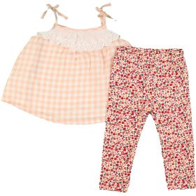 Kockás-virágos szett (80) baba