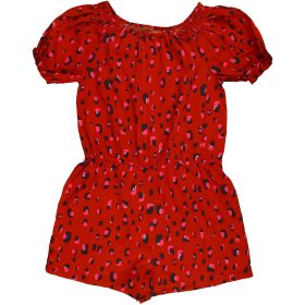 Next Mintás barna playsuit (140) lány