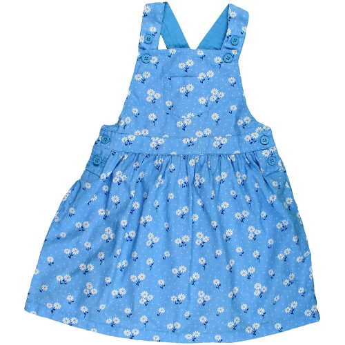 Virágos kék ruha (104) kislány