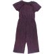 Nutmeg Lila-fekete jumpsuit (134) lány