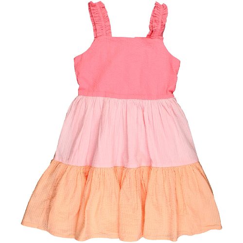 F&F Rózsaszín-barack ruha (128) kislány