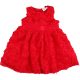 Miniclub Virágos piros ruha (74) baba