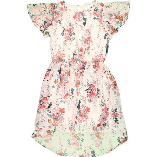 H&M Virágos törtfehér ruha (158-164) tini lány