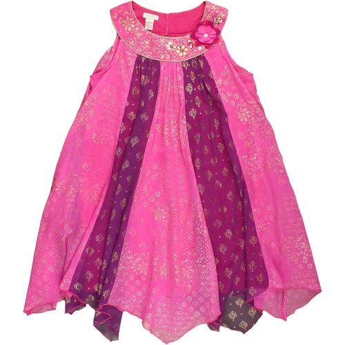 Monsoon Pink-lila ruha (152) lány