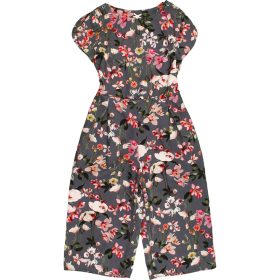 Next Virágos szürke jumpsuit (110) kislány