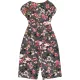 Next Virágos szürke jumpsuit (110) kislány
