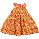 Miniclub Virágos sárga ruha (68) baba