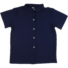 Sötétkék blúz (146-152) lány