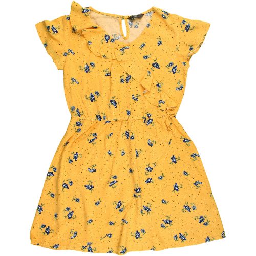 Primark Virágos sárga ruha (146) lány