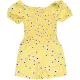 Pep&Co Virágos sárga playsuit (122) kislány