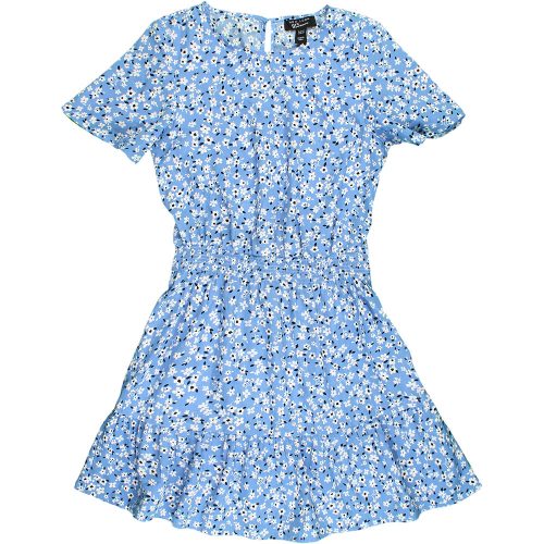 New Look Virágos kék ruha (146) lány