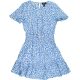 New Look Virágos kék ruha (146) lány
