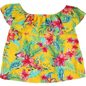 Primark Virágos sárga felső (140) lány