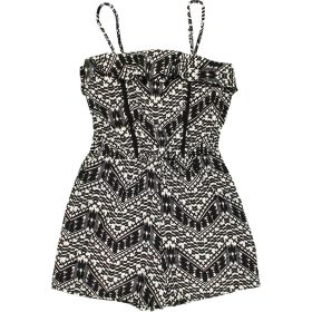 Primark Fekete mintás playsuit (152) lány