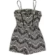 Primark Fekete mintás playsuit (152) lány