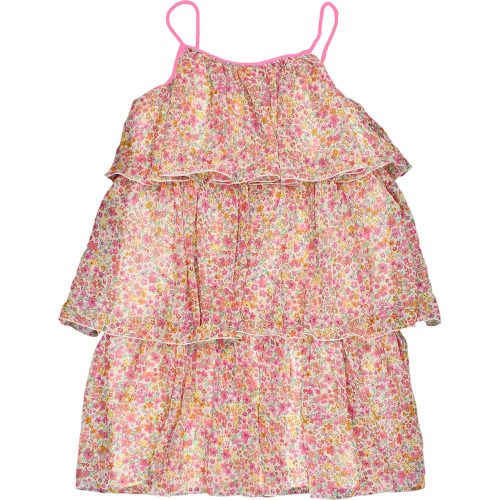 H&M Fodros virágos ruha (134) lány