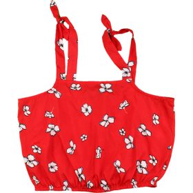 New Look Virágos piros felső (152) lány