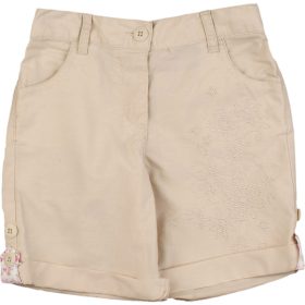 Hímzett bézs short (98) kislány