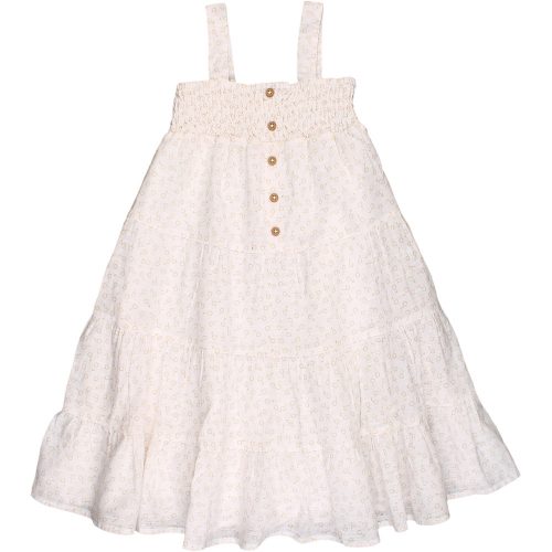 TU Bézsvirágos ruha (86-92) kislány