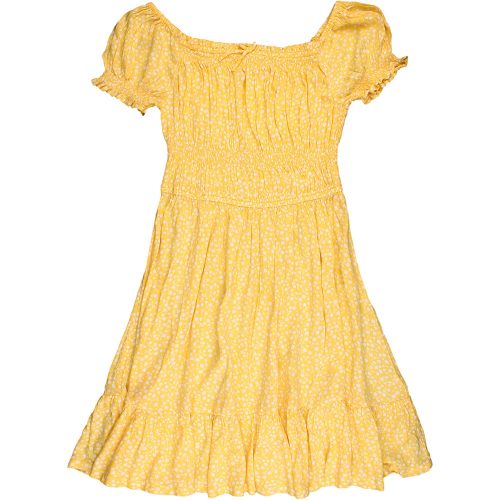 Marks&Spencer Virágos sárga ruha (158) tini lány
