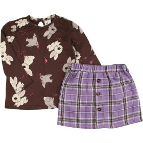 Nyuszis-kockás szett (80) baba