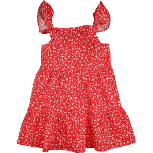 Primark Virágos piros ruha (104) kislány