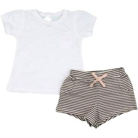 Fehér-csíkos szett (80) baba