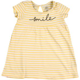 F&F Sárgacsíkos ruha (74) baba