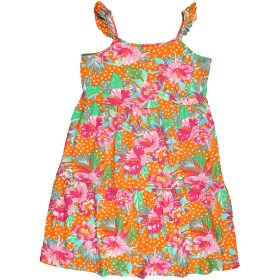 Matalan Virágos narancs ruha (146) lány