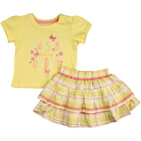 Sárga-kockás szett (68) baba