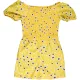 Pep&Co Virágos sárga playsuit (128) kislány