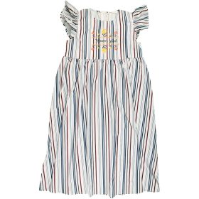 Csíkos ruha (140) lány