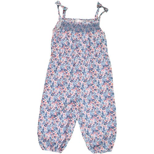 M&Co Virágos jumpsuit (80-86) baba