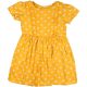 Matalan Virágos mustár ruha (110) kislány