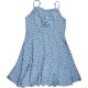 Virágos kék ruha (164) tini lány