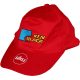 Piros baseball sapka (3-6 év) kisfiú